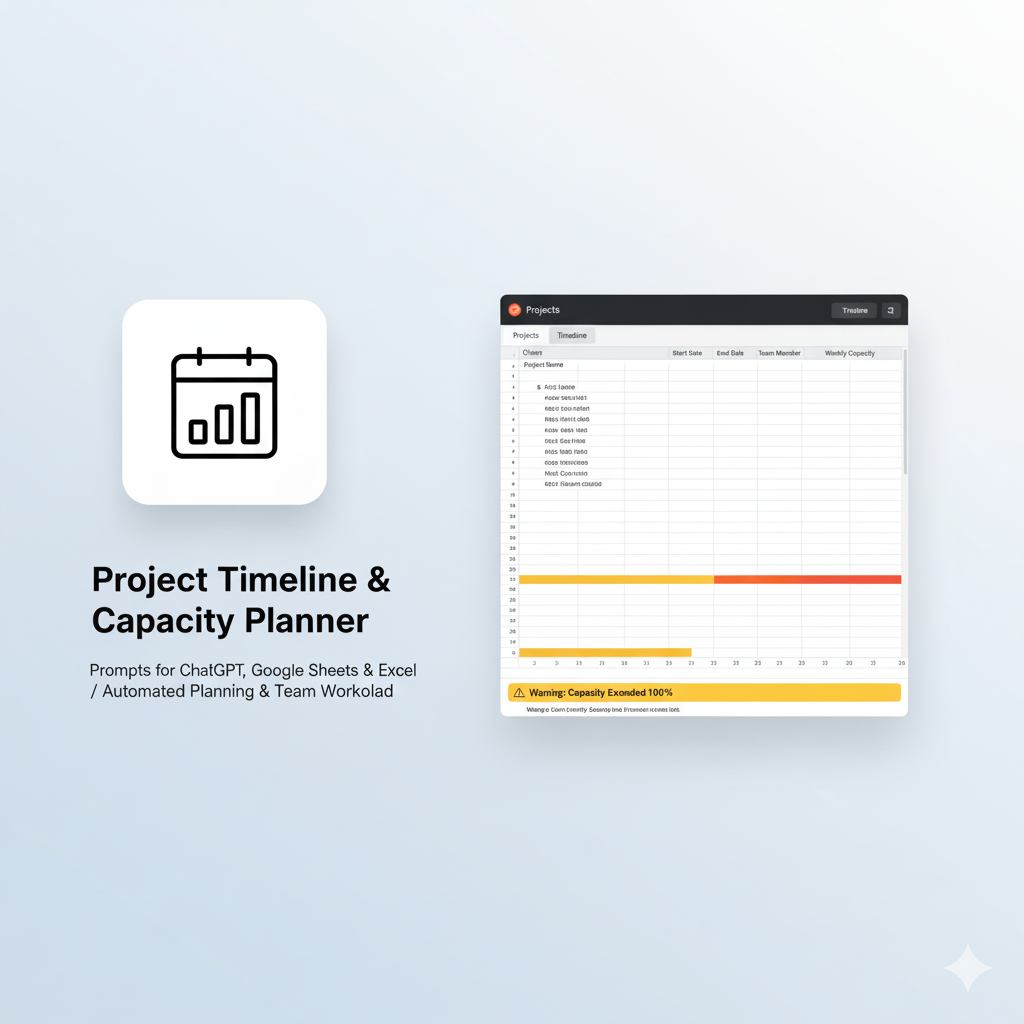 Project Timeline & Capacity Planner