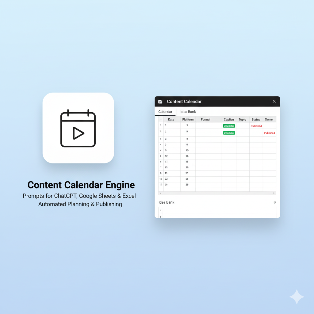 Content Calendar Engine