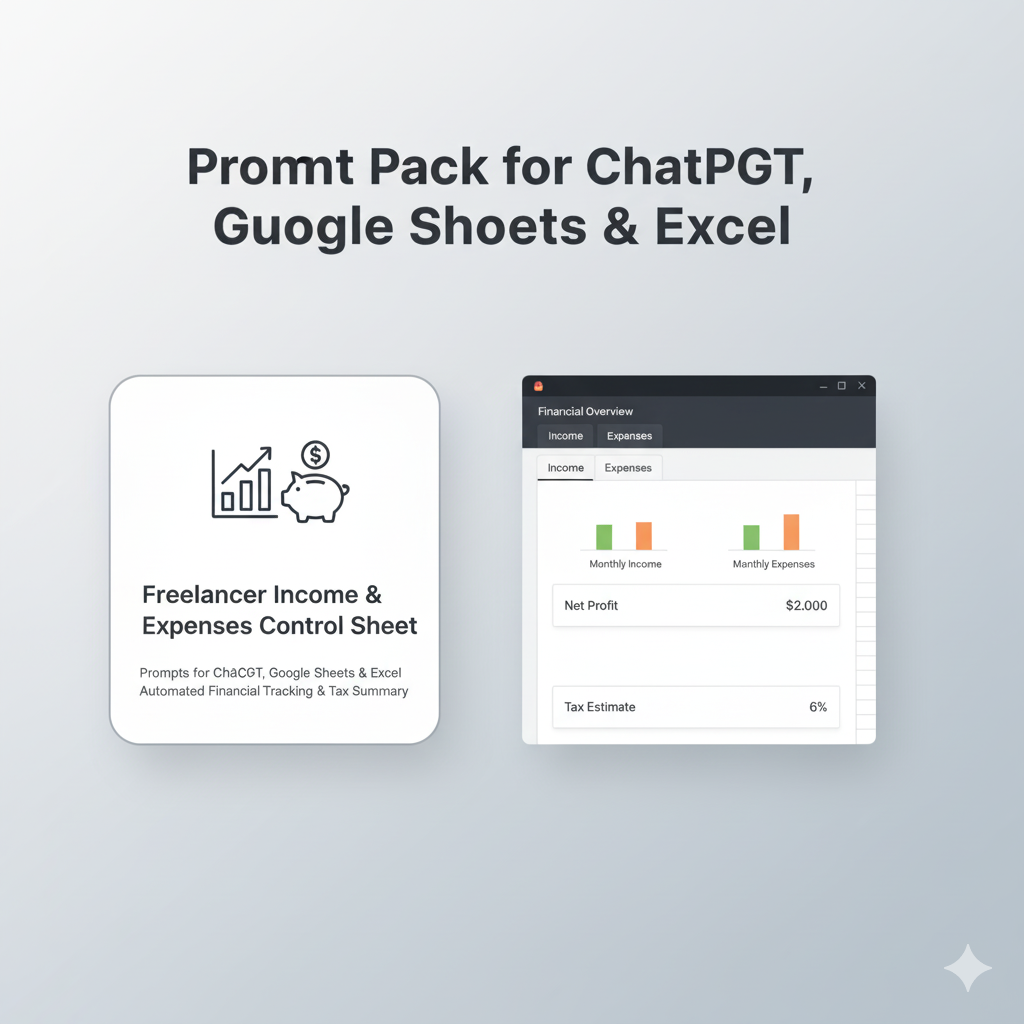 Freelancer Income & Expenses Control Sheet