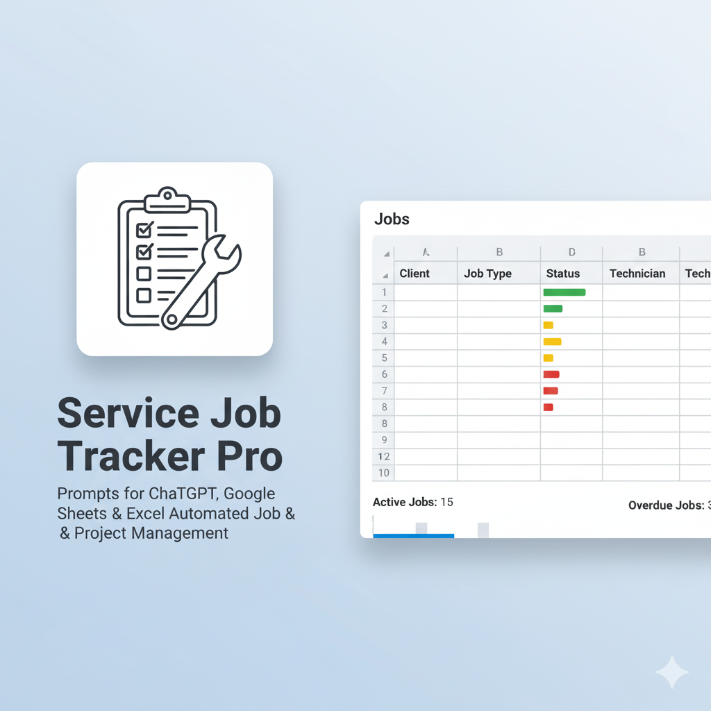 Service Business Job Tracker Pro