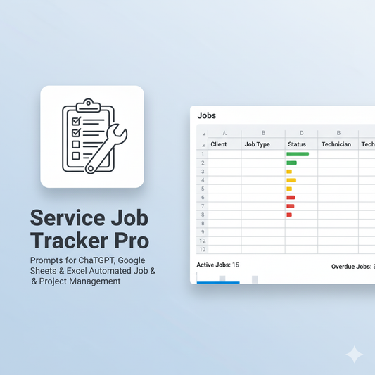 Service Business Job Tracker Pro