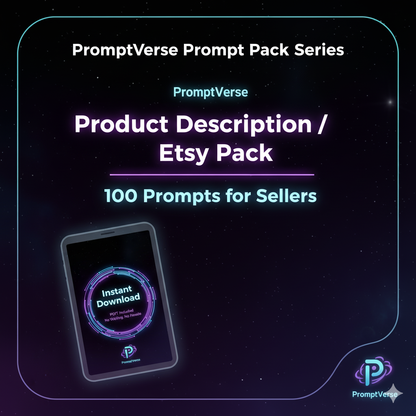 ChatGPT Prompt Pack for Ecom, Etsy & Indie Makers