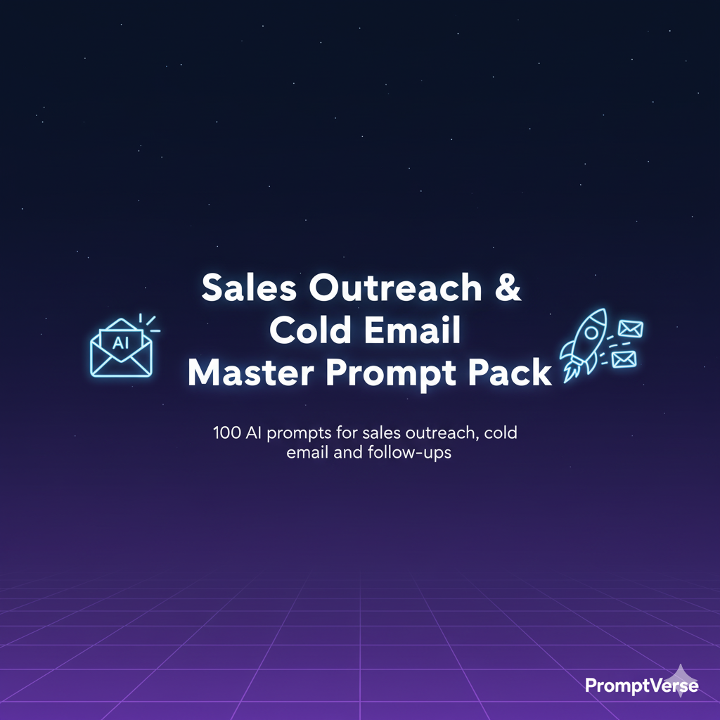 Sales Outreach & Cold Email Master Prompt Pack