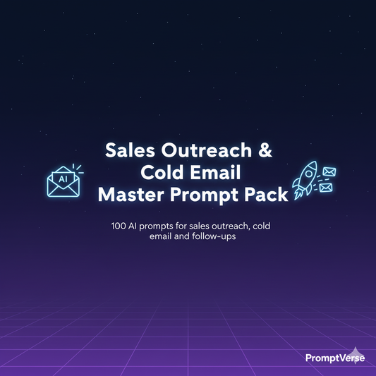 Sales Outreach & Cold Email Master Prompt Pack