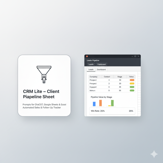 CRM Lite – Client Pipeline Sheet
